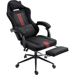 Геймерське крісло GT Racer X-2331 Fabric Black/Red - мініатюра 4