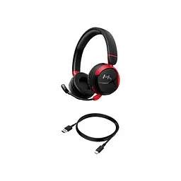Гарнітура HyperX ігрова Cloud Mini mini-jack/BT 1.2 м чорний-червоний (7G8F1AA) - мініатюра 8