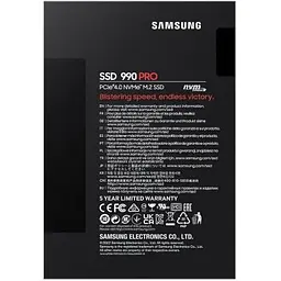 Накопичувач SSD M.2 2280 2TB 990 PRO Samsung (MZ-V9P2T0BW) - мініатюра 6