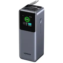 Батарея універсальна Ugreen 20000mAh 165W with Retractable Cable (PB726 55987B)