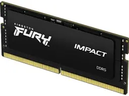 Пам'ять SO-DIMM, DDR5, 16Gb, 6000 MHz, Kingston Fury Impact, 1.35V, CL38 (KF560S38IB-16) - мініатюра 2