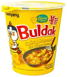 Локшина рамен Samyang Buldak Cheese Булдак зі смаком сиру 70 г