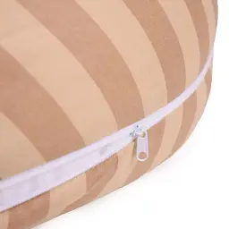 Подушка для вагітних та годування MirSon №5020 Color Line Stripe Creamy 30х170 см кремова (2200010969801) - мініатюра 3