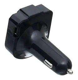 ФМ трансміттер для авто Car Kit MOD.M9B Чорний, fm модулятор в машину з 2 USB+TF (автомодулятор) (NS) - мініатюра 6