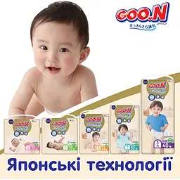 Підгузки на липучках Goo.N Premium Soft 2 (4-8 кг), 140 шт. (2 уп. х 70 шт.) - мініатюра 12