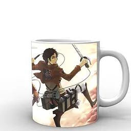 Кухоль GeekLand Атака Титанів Attack on Titan битва AT.02.009 330 мл білий - мініатюра 2