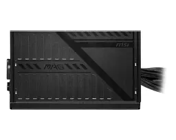 Блок живлення 650 Вт, MSI MAG A650BNL, Black, 80+ Bronze, Active PFC, 12 см, 2xMolex / 5xSATA / 2x6+2-pin / 2x4+4-pin / 1x20+4-pin, захист OCP/OVP/OPP/SCP - мініатюра 3
