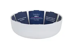 Форма для запікання Luminarc Diwali кругла 22 см біла склокераміка (N3273) - мініатюра 3