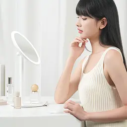 Дзеркало для макіяжу з LED підсвіткою Xiaomi DOCO DayLight Mirror 2.0 (XM001) - мініатюра 9