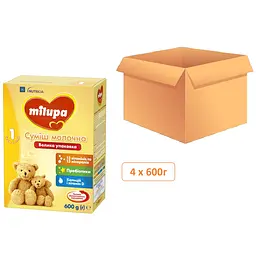Набір суміші молочної сухої Milupa 1 МП (4Х600 г)