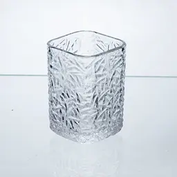 Набір склянок для напоїв Yiwu Matrix Glass 6 штук по 195 мл для лимонадів соку води коктейлів склянки скляні для води HP-17-42 - мініатюра 3