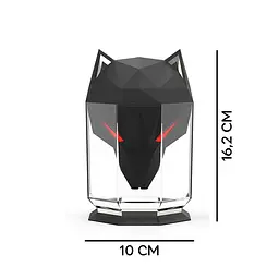 Зволожувач повітря, аромадифузор портативний Kinscoter Guardian Wolf SH-L162 650 мл, Black - мініатюра 15