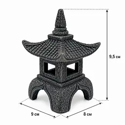 Декорація Hobby Sado Temple 9×8×9,5 см для акваріума і тераріуму (41727) - мініатюра 2