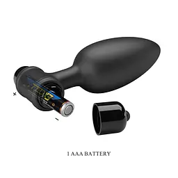 Аннальна пробка Mr. Play Vibrating Plug 11.8 см чорний - мініатюра 6