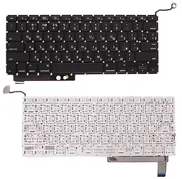 Клавіатура Apple MacBook Pro (A1286) (2011, 2012) з підсвічуванням (Light), Black, (No Frame), з (SD), UA (горизонтальний ентер) - мініатюра 3