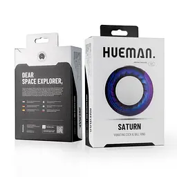 Кільце ерекційне Hueman Saturn Vibrating Cock And Ball Ring 8.5 см фіолетовий - мініатюра 4