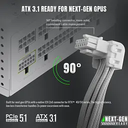 Блок живлення GameMax GS 650G 650W SFX 80+ Gold White (GS 650G WH V25) - мініатюра 11