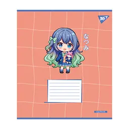 Зошит Yes Anime girls А5 12 аркушів лінія (767988), в асортименті - мініатюра 6
