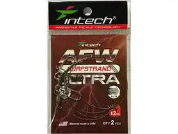 Повідець INTECH металевий 0,32мм 12кг 30см (2шт/уп) AFW Surfstrand Micro Ultra 1х19