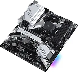 ASRock B550 Pro4 (AM4/B550, 4*DDR4, 2xPCIex16, HDMI/VGA, 6xSATAIII, 3xM.2, GLan, 7.1ch, ATX) - мініатюра 3