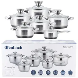 Набір посуду Ofenbach NB-100001 12 предм. - мініатюра 2