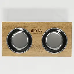Hollky Base XL20 — миски на підставці для великих собак (2 × 1,8 л) - мініатюра 7