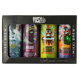 Набір пива Mikki Brew Party Time, 4,9-8,5%, 3,96 л (12 шт. по 0,33 л)