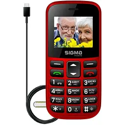 Мобільний телефон Sigma mobile Comfort 50 CF115 Easy Red (UA UCRF) - мініатюра 4