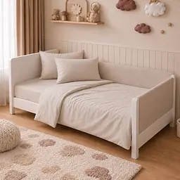 Дитяча постільна білизна MIRSON LITTLE KIDS фланель Cappuchino 110х160см (2200012799888)