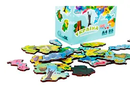 Магнітна мапа-пазл Україна, Puzzleоk (Нова), 25 ел. - мініатюра 3