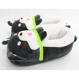 Тапочки Сartoon slippers Шиба Іну чорний сезам 22.036 - мініатюра 2
