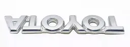 Емблема напис Toyota (Хром) 94х19 мм (на скотчі) 75441-02060 - мініатюра 3