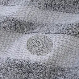 Набір махрових рушників, 2 штуки, 70×140/50×90 см, сірий 503-45-30G - мініатюра 3
