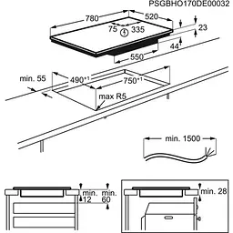 Індукційна варильна поверхня Electrolux EIS8648 (949596889) [137723] - мініатюра 2
