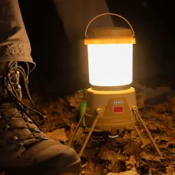 Ліхтар кемпінговий Falcon Eye Campfire FCL0032 LED 1720 лм 4400 мАг IPX5 USB-C Бежевий - мініатюра 8