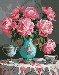 Набір з алмазною мозаїкою Ніжні кольори Ideyka AMO8124, 40x50 см