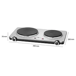 Електроплита Clatronic DKP 3668 - мініатюра 2
