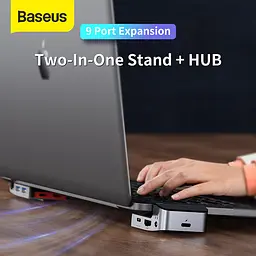 Адаптер хаб конвертер Baseus Armor Age Bracket Multifunctional CAHub-AJ0G - мініатюра 6