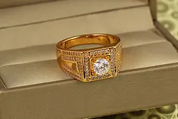Кільце Xuping Jewelry Цезар р 21 золотисте