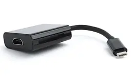 Перехідник Cablexpert USB3.1 Type C - HDMI, 0.15 м, Black (A-CM-HDMIF-01)