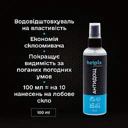 Набір для очищення скла HELPIX Professional Антидощ 100 мл (4823075802814/1) - мініатюра 2