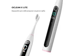 Електрична зубна щітка Oclean X Lite Grey - мініатюра 2