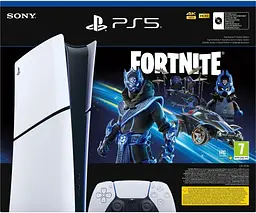 Ігрова консоль Sony PlayStation 5 Slim Digital Edition Fortnite Cobalt Star Bundle - мініатюра 4