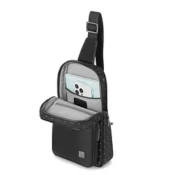 Сумка WIWU Master Fingerprint Lock Crossbody Bag Black (6976195096064) - мініатюра 3