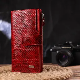 Жіночий шкіряний гаманець Canpellini 10х18,7х2 см acs0025147 - мініатюра 7