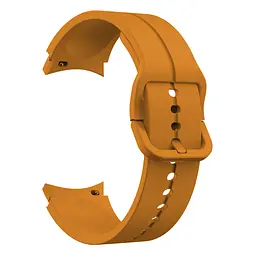 Ремінець для Samsung Galaxy Watch 5 Pro 45mm - жовто-гірчичний ширина кріплення 20мм силікон розмір L Watchbands Five Classic (W10-9WB62253061) - мініатюра 2
