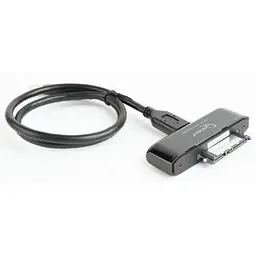 Адаптер Usb Cablexpert, чорний, Usb 3.0 - SATA, 1 м, чіпсет JMS578 (AUS3-02)