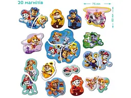Набір магнітів Paw Patrol Цуценята-рятівники, DoDo - мініатюра 3