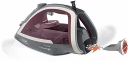 Праска Tefal Ultragliss Plus FV6840E0 з подачею пари сірий з бордовим (FV6840E0) - мініатюра 5