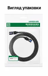 Мережевий кабель Ethernet Cat 8 UGREEN NW153 10 м патч-корд зі штекерами RJ45 на обох кінцях теоретична швидкість передавання до 40 Гбіт/с сумісний із мережами до категорії 6A включно зовнішній діаметр 6,5 мм екранування F/FTP плетена зовнішня оболонка жили з чистої міді з пилозахисними ковпачками на обох штекерах смуга пропускання 2000 МГц чорний (30795) - мініатюра 11